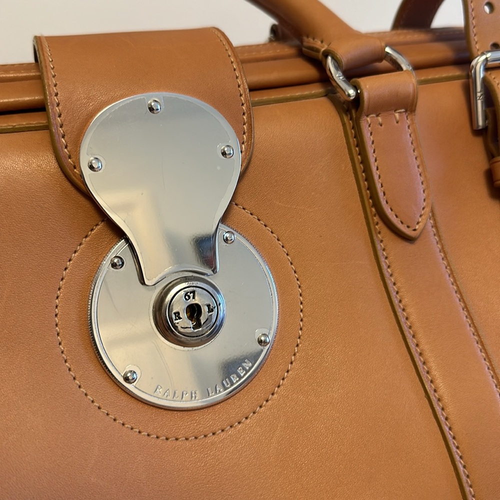 NWT Ralph Lauren Collection Ricky Satchel - Picture 2 of 10